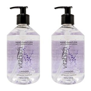 VITABATH LAVENDER CHAMOMILE HAND SANITIZER 473ML X2 - BRAND NEW